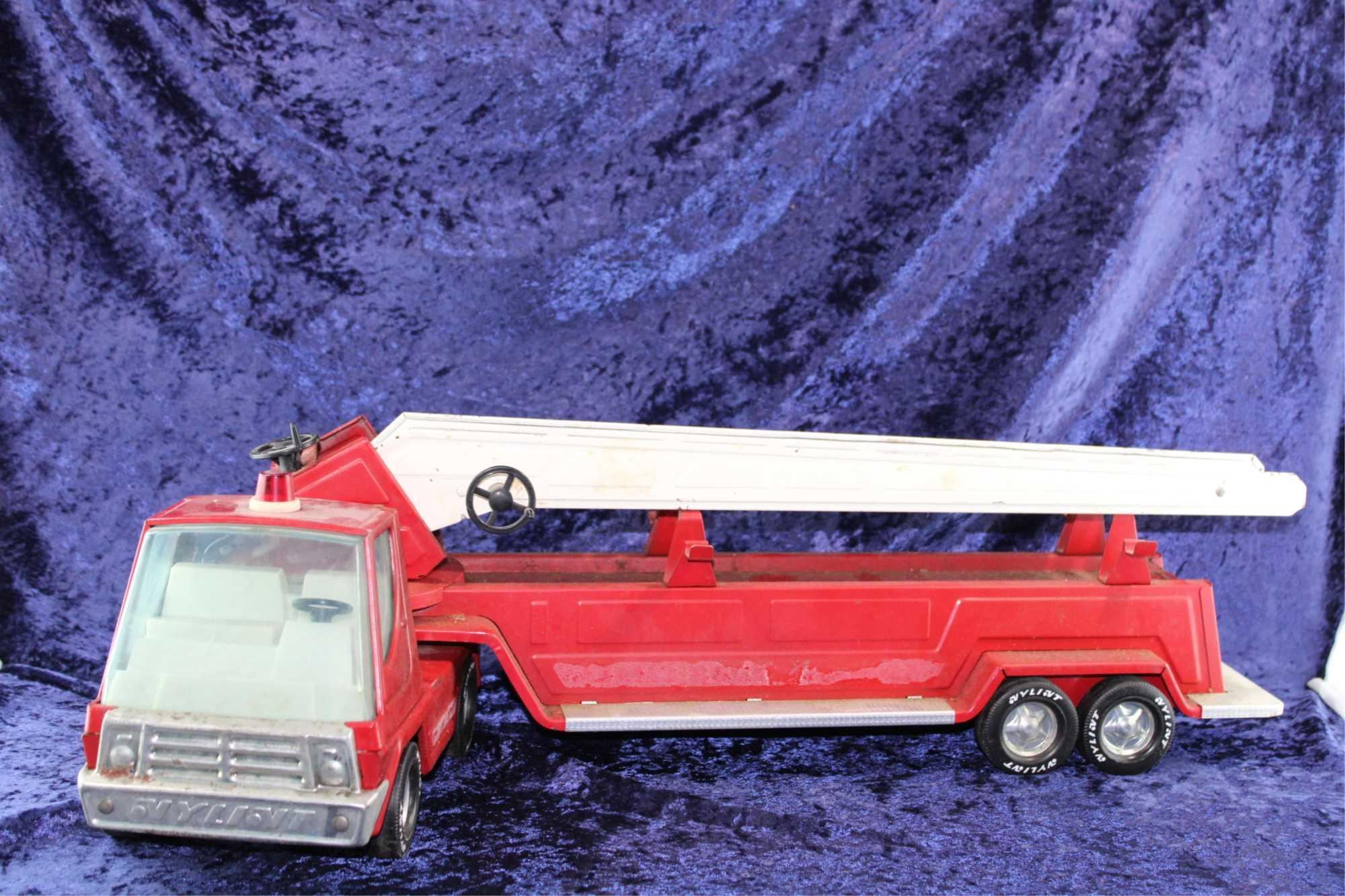 NYLINT FIRETUCK AND REMOTE CONTROLLED TRUCK