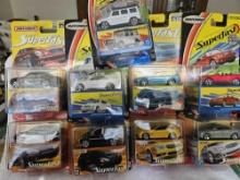 9 MATCHBOX SUPERFAST IN BLISTERPACKS WITH BOX