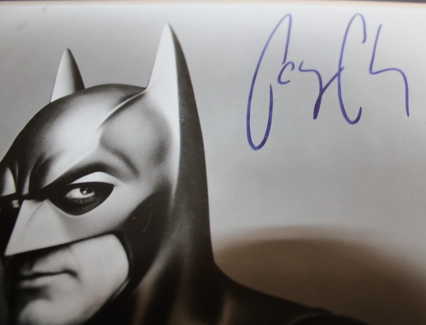 BATMAN GEORGE CLOONEY AUCTOGRAPHED PICTURE