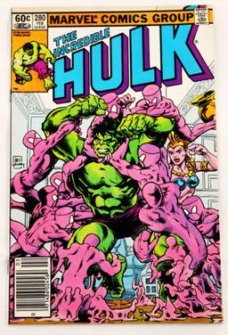 TWO OF THE INCREDIBLE HULK COMIC BOOKS