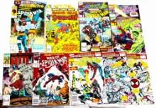 SPIDERMAN AND HULK MARVEL COMIC BOOKS