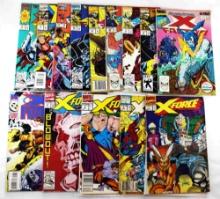 14 X-FORCE AND X-FACTOR COMIC BOOKS