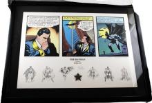 NUMBERED AND FRAMED PRINT OF BATMAN