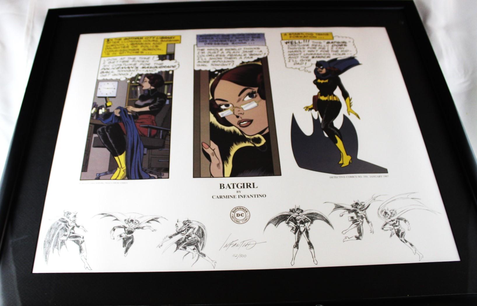 SIGNED LITHOGRAPH OF BATGIRL