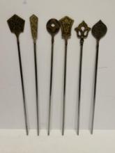 SET OF SIX SHISH KEBAB SKEWERS