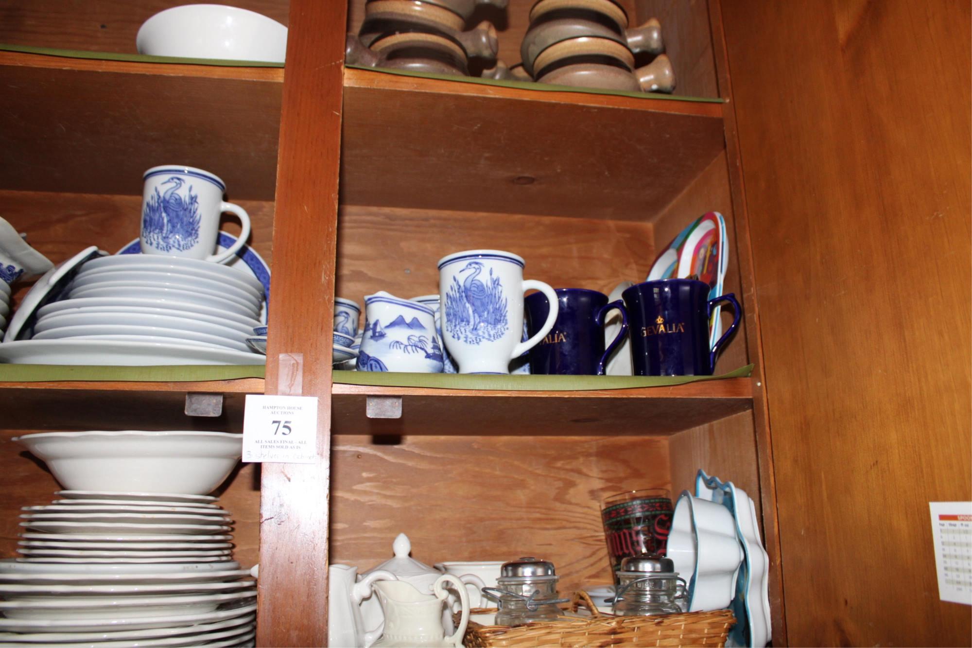 3 SHELVES IN CABINETS