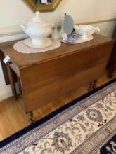 WALNUT DROPSIDE DINING TABLE