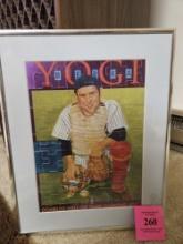 DONRUSS YOGI BERRA FRAMED PUZZLE