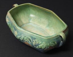 ROSEVILLE BANEDA GREEN CONSOLE BOWL