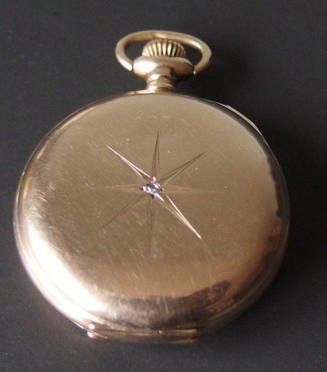 10KT GOLD SETH THOMAS POCKET WATCH