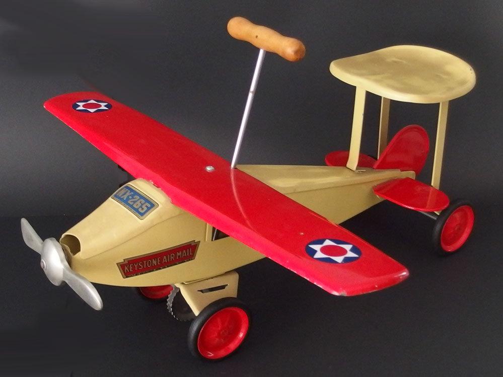 KEYSTONE 'RIDE EM'  TOY AIRPLANE