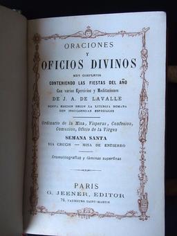 ANTIQUE SPANISH PRAYER BOOK