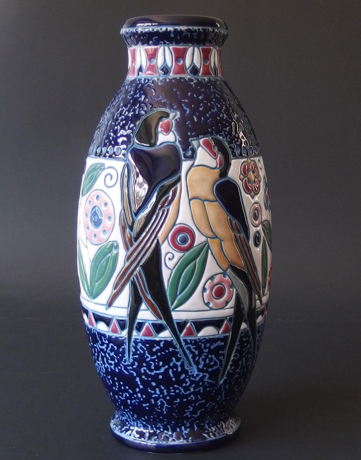 AMPHORA CAMPINA 'LOVEBIRDS' VASE