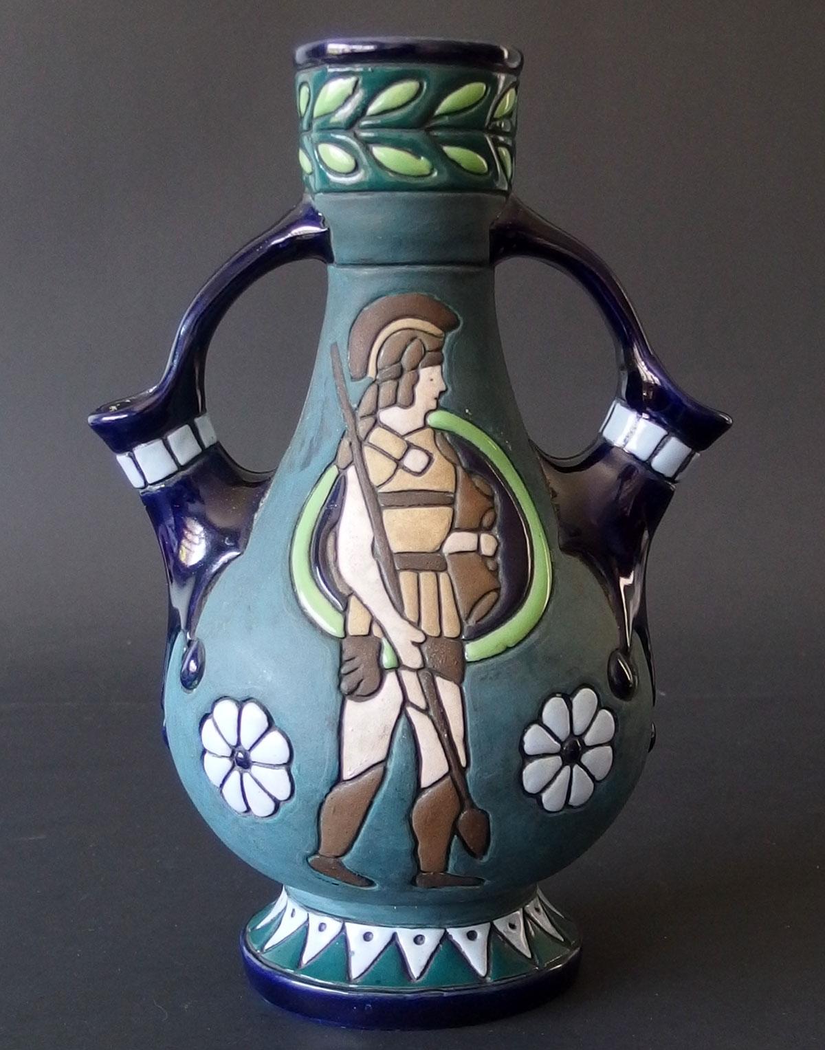 AUSTRIAN AMPHORA WEDDING VASE