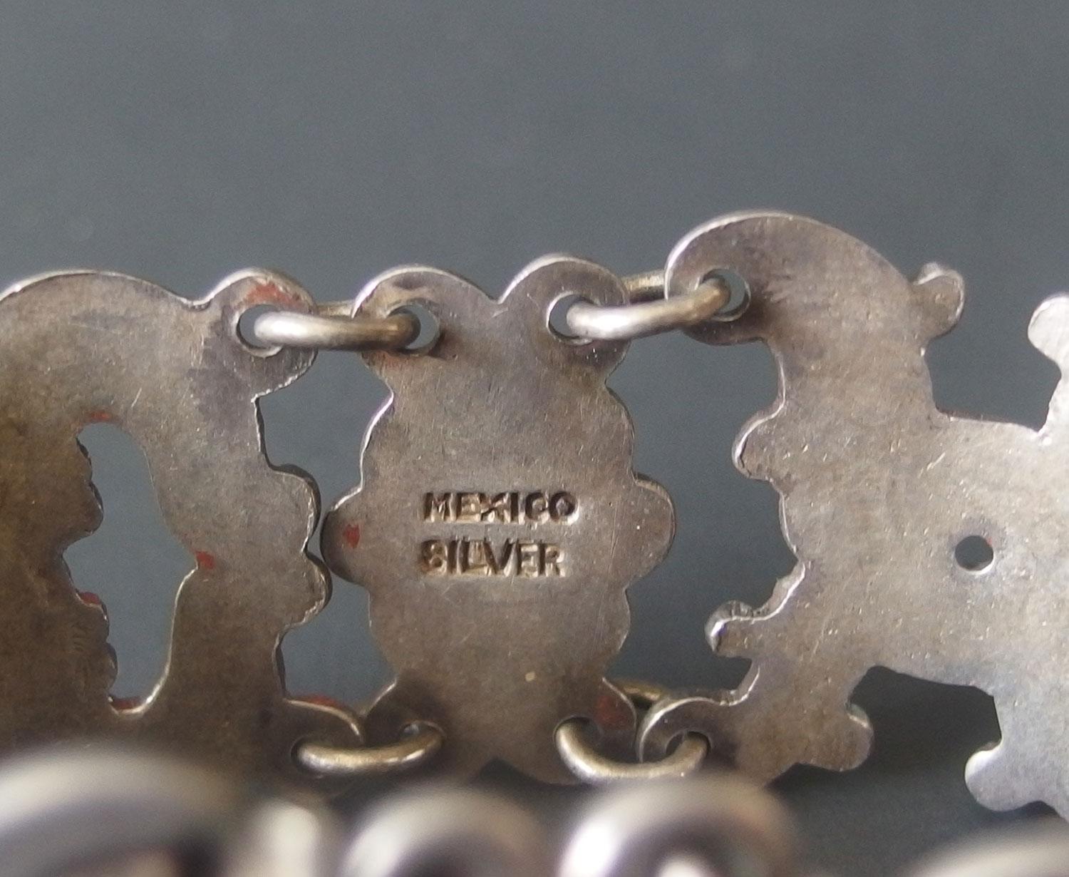 VINTAGE MEXICAN SILVER BRACELET