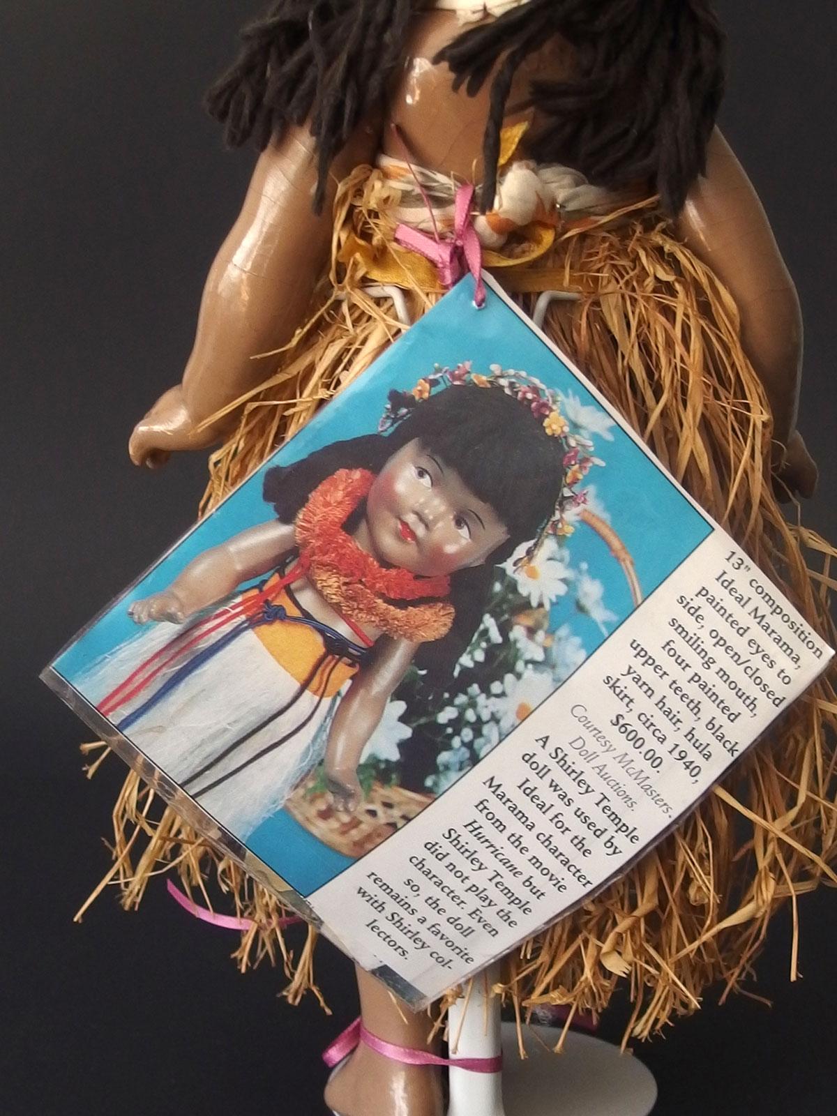 IDEAL COMPO MARAMA (SHIRLEY TEMPLE) DOLL