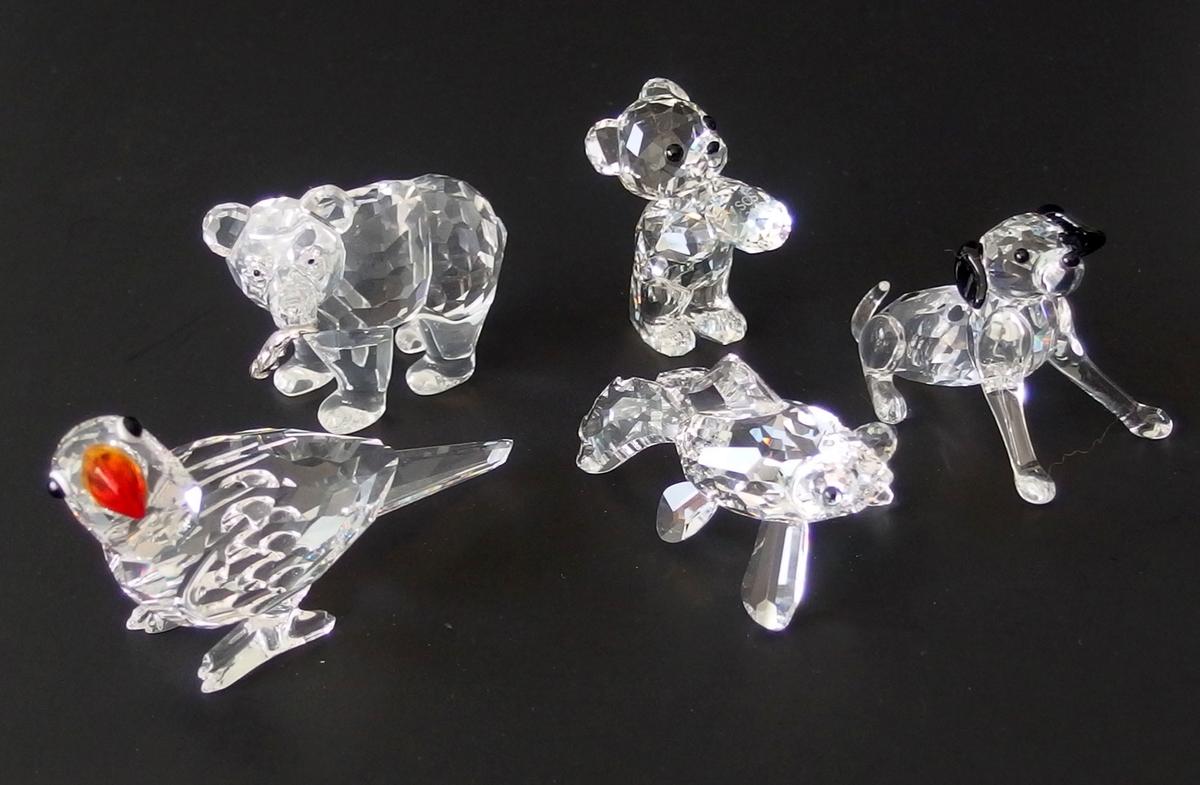 SWAROVSKI CRYSTAL FIGURINES WITH BOXES