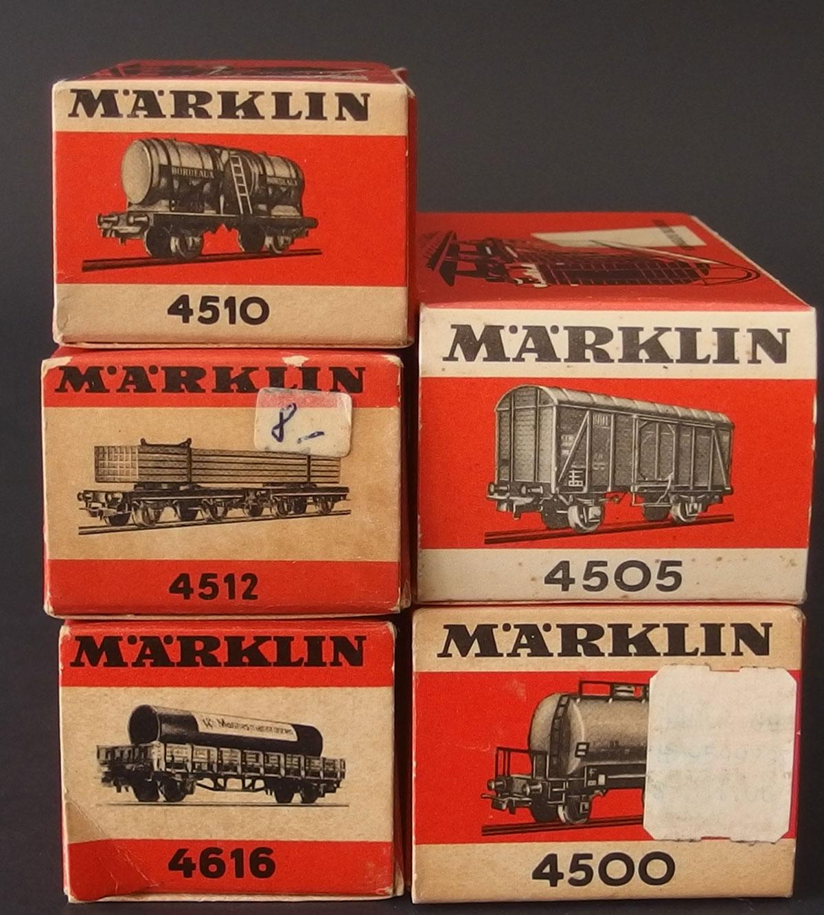 VINTAGE GERMAN MARKLIN HO TRAINS MIB (5)