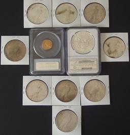 COLLECTION U.S SILVER & GOLD COINS