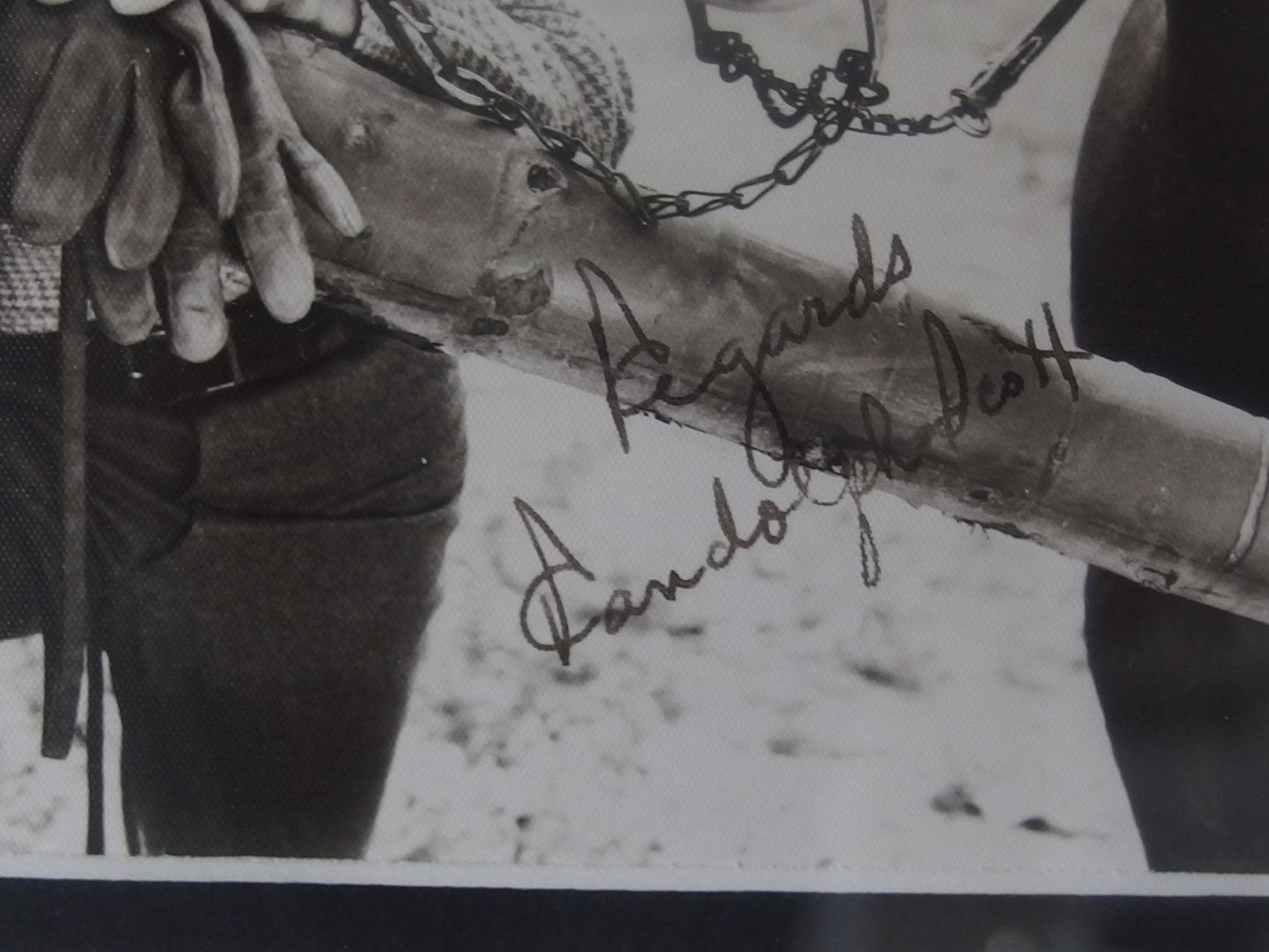 FRAMED WESTERN MOVIE STAR AUTOGRAPHED PHOTOS (3)