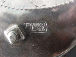 SANBORNS MEXICAN SILVER RITUALISTIC BOWL