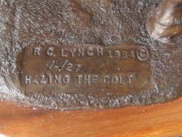 R.C. LYNCH WESTERN BRONZE SCULPTURE