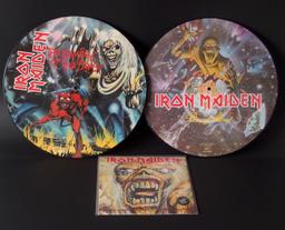 IRON MAIDEN PICTURE DISC RECORDS