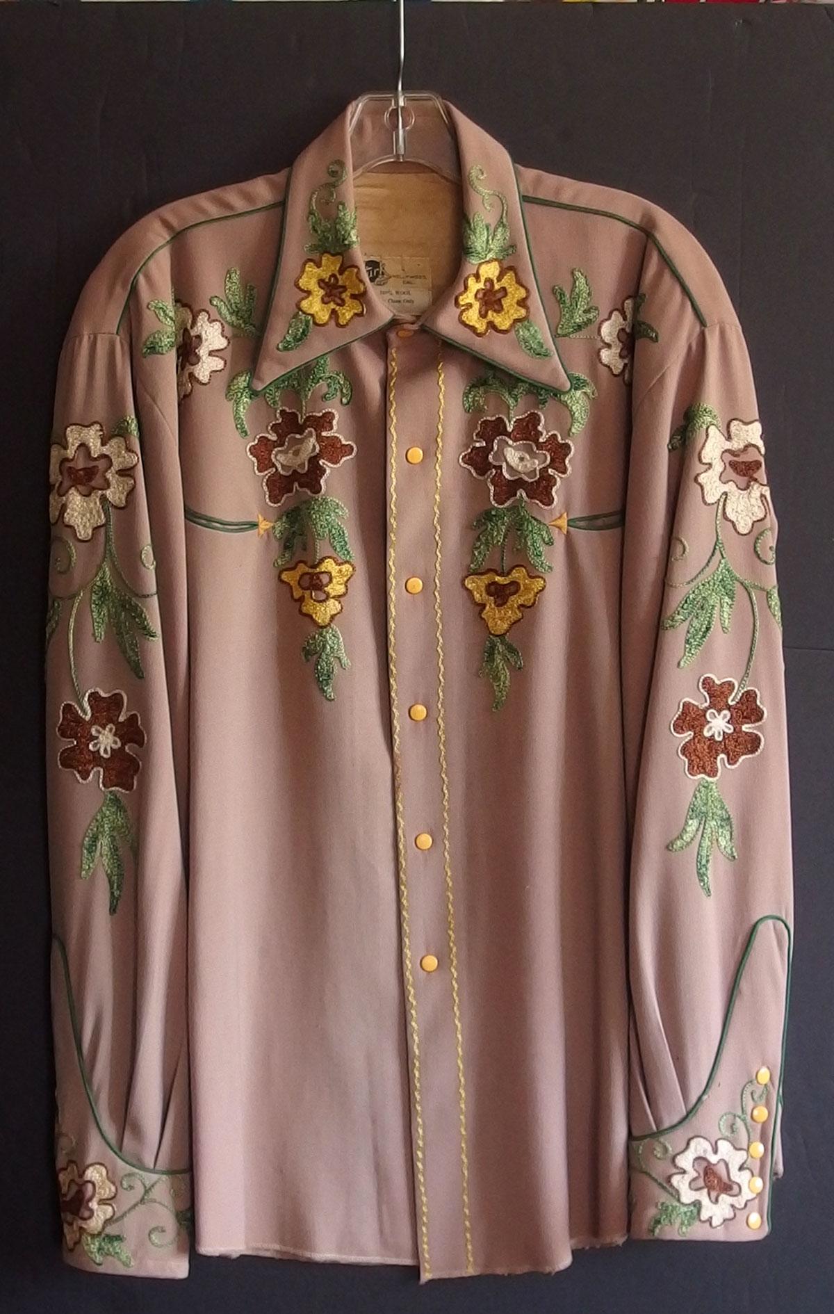 NATHAN TURK VINTAGE WESTERN EMBROIDERED SHIRT