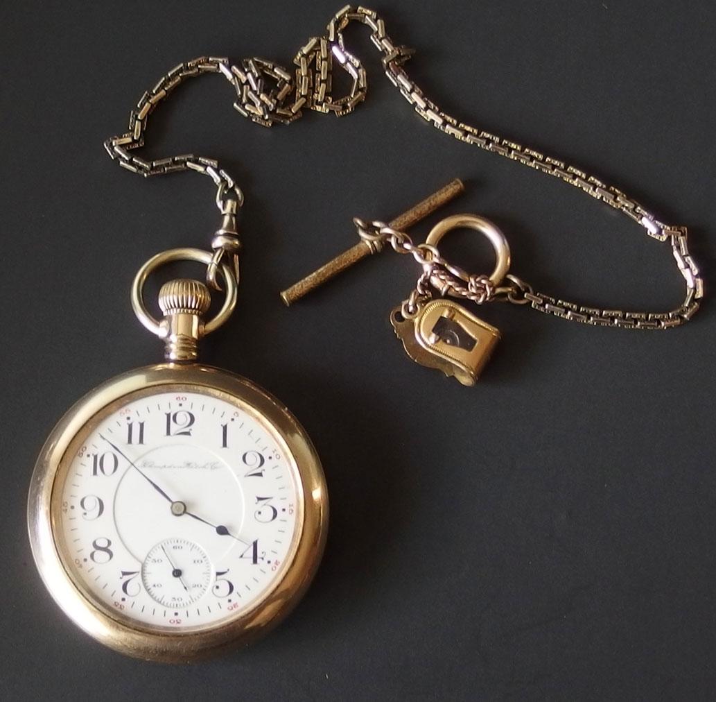 ANTIQUE HAMPTON POCKET WATCH