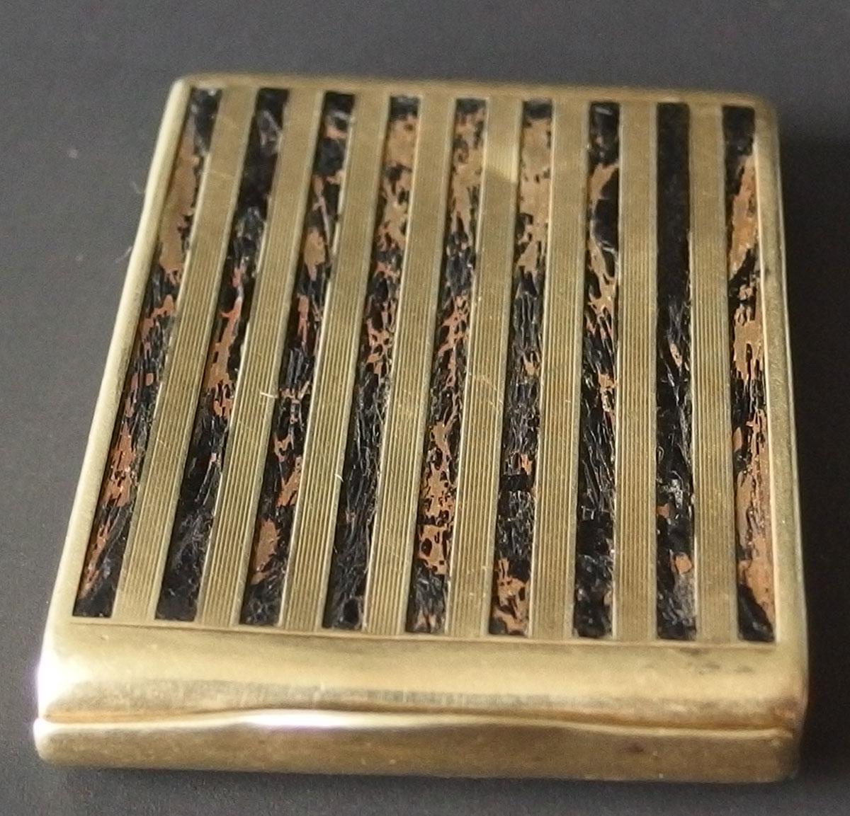 14KT GOLD EDWARDIAN MATCHBOOK HOLDER