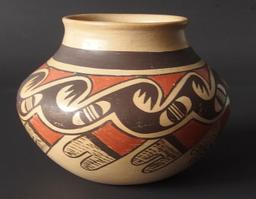 FANNIE NAMPEYO HOPI-TEWA POTTERY JAR