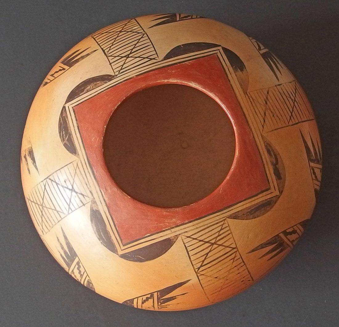 LEAH NAMPEYO HOPI POTTERY BOWL