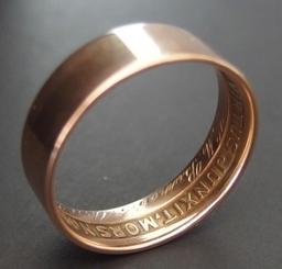 ANTIQUE 14KT GOLD MASONIC RING