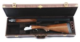 (C^) Cased Beretta S56E 20 Bore Over/Under Shotgun.