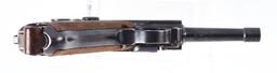 (C) DWM 1923 Commercial "Safe and Loaded" Luger Semi-Automatic Pistol.