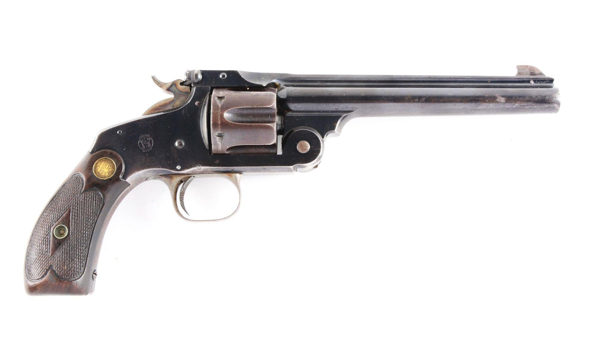 (A) S&W New Model No. 3 Target Revolver.