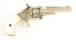 (A) Factory Engraved & Cased S&W No. 1 Single Action Revolver.