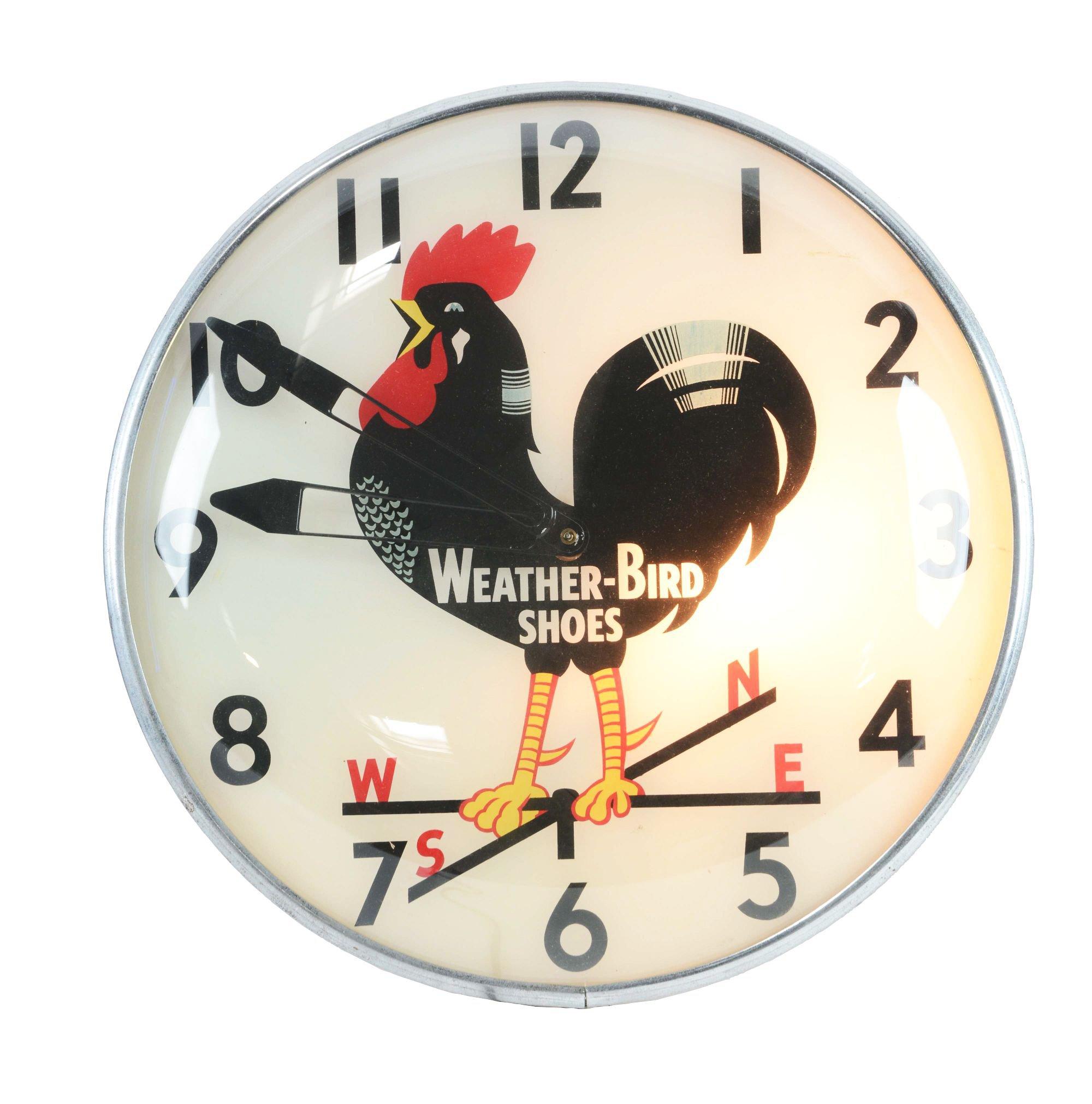 Weather Bird Shoes Light Up Pam Clock.