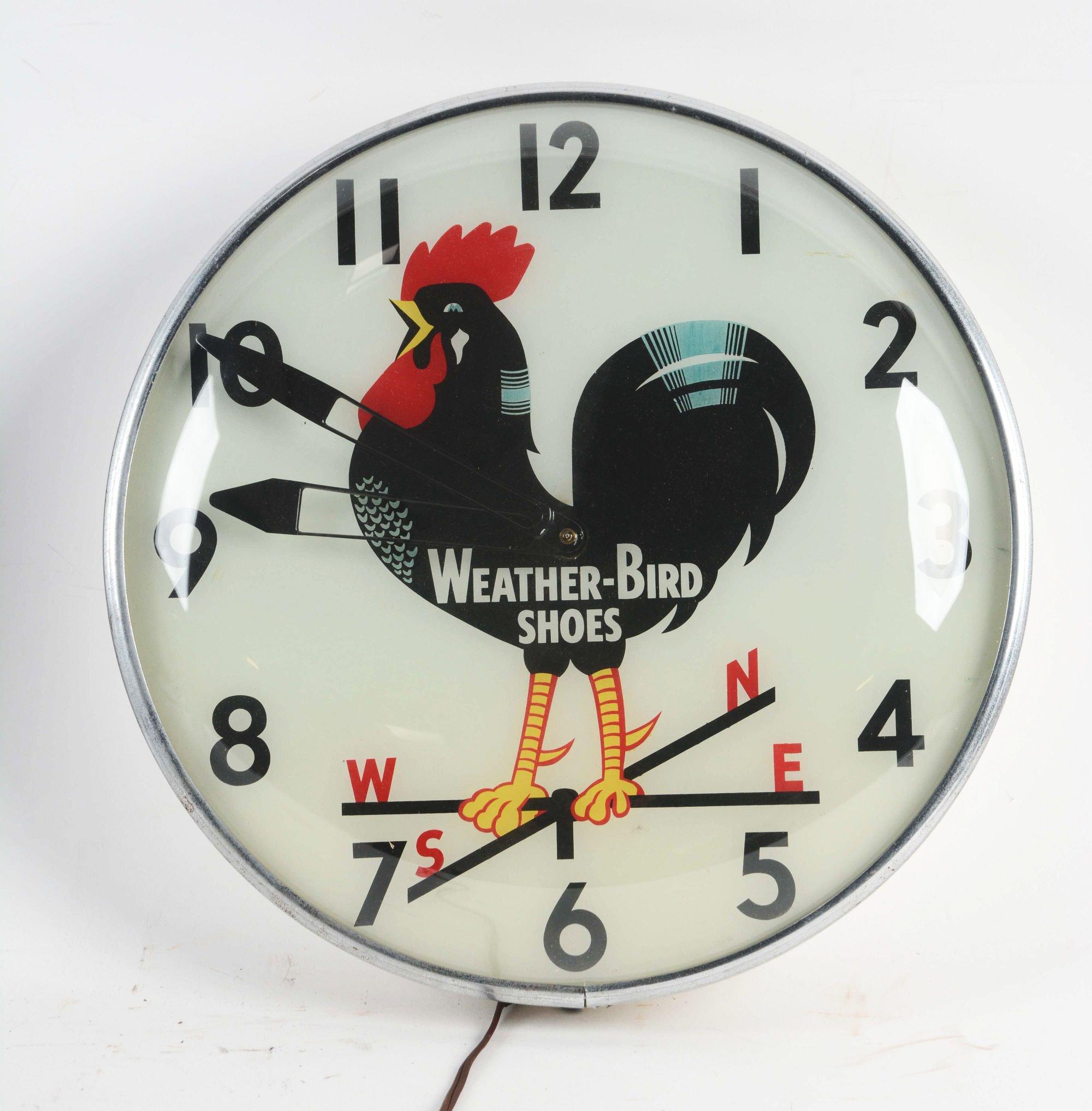 Weather Bird Shoes Light Up Pam Clock.