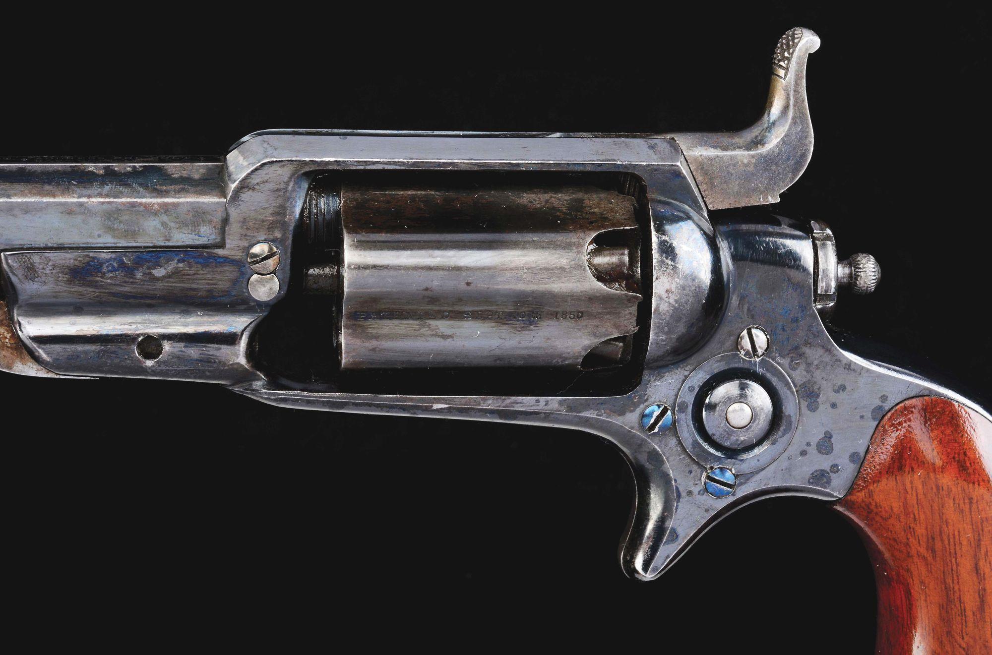 (A) Fine Cased Colt Root No. 3 Revolver Serial No. 25614.