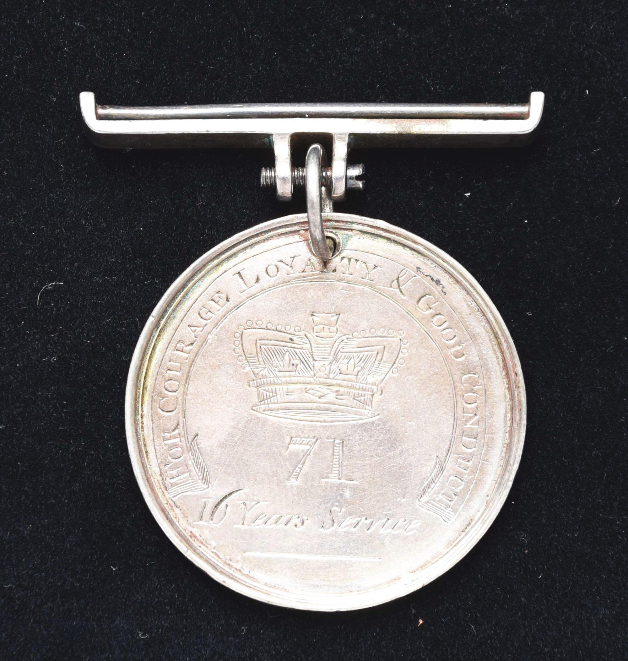 Silver Napoleonic 71st Highland Regiment Of Foot Medal Presented To Lieut. Col. Denis Pack.