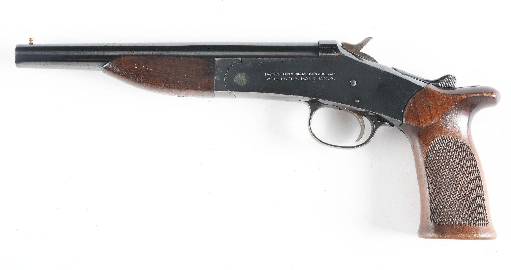 (N) Early Harrington & Richardson Handy Gun with 8" Barrel (Registered as "Any Other Weapon")