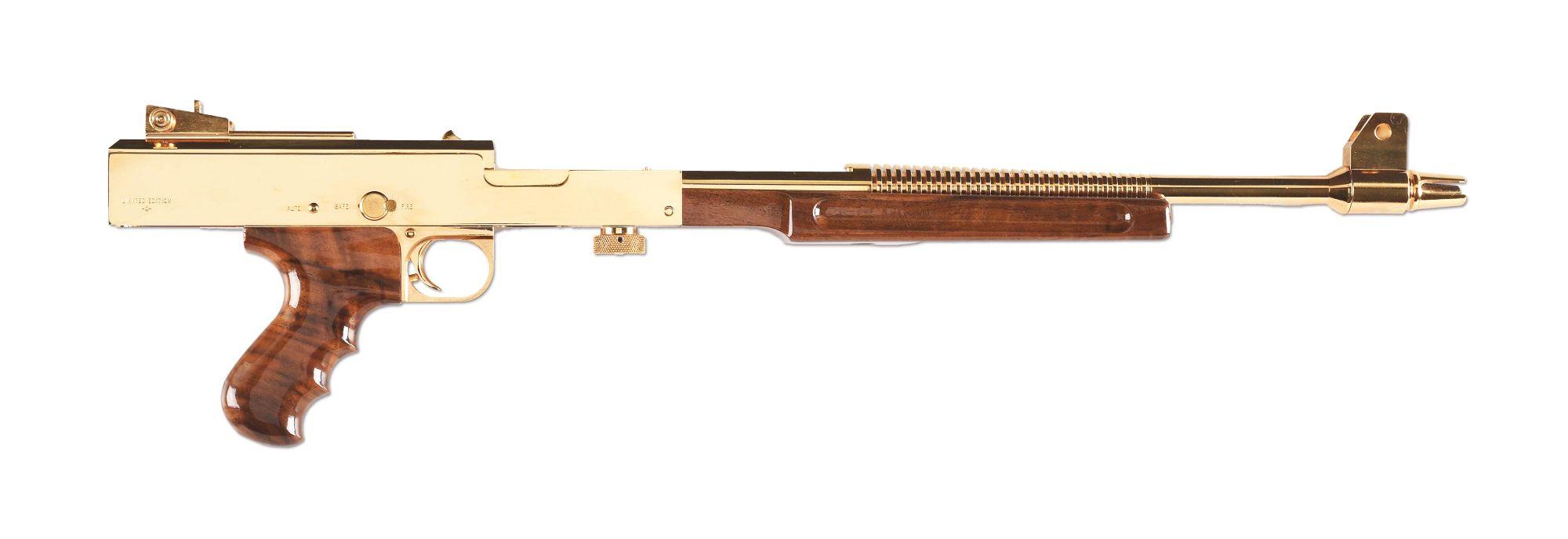 (N) Absolutely Magnificent UNFIRED Gold M-2 Limited Edition American Arms – American 180 Machine Gun