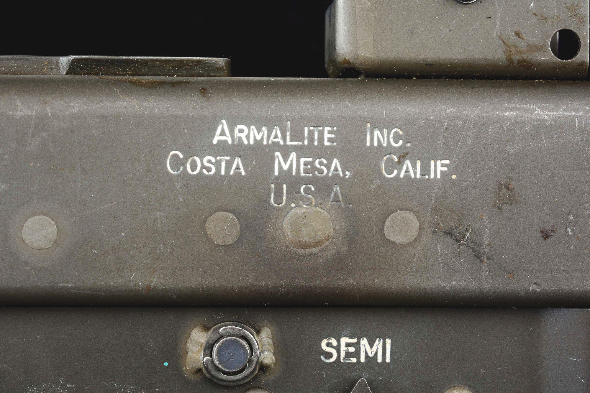 (N) Extremely Early Armalite AR-18 Machine Gun (CURIO & RELIC).