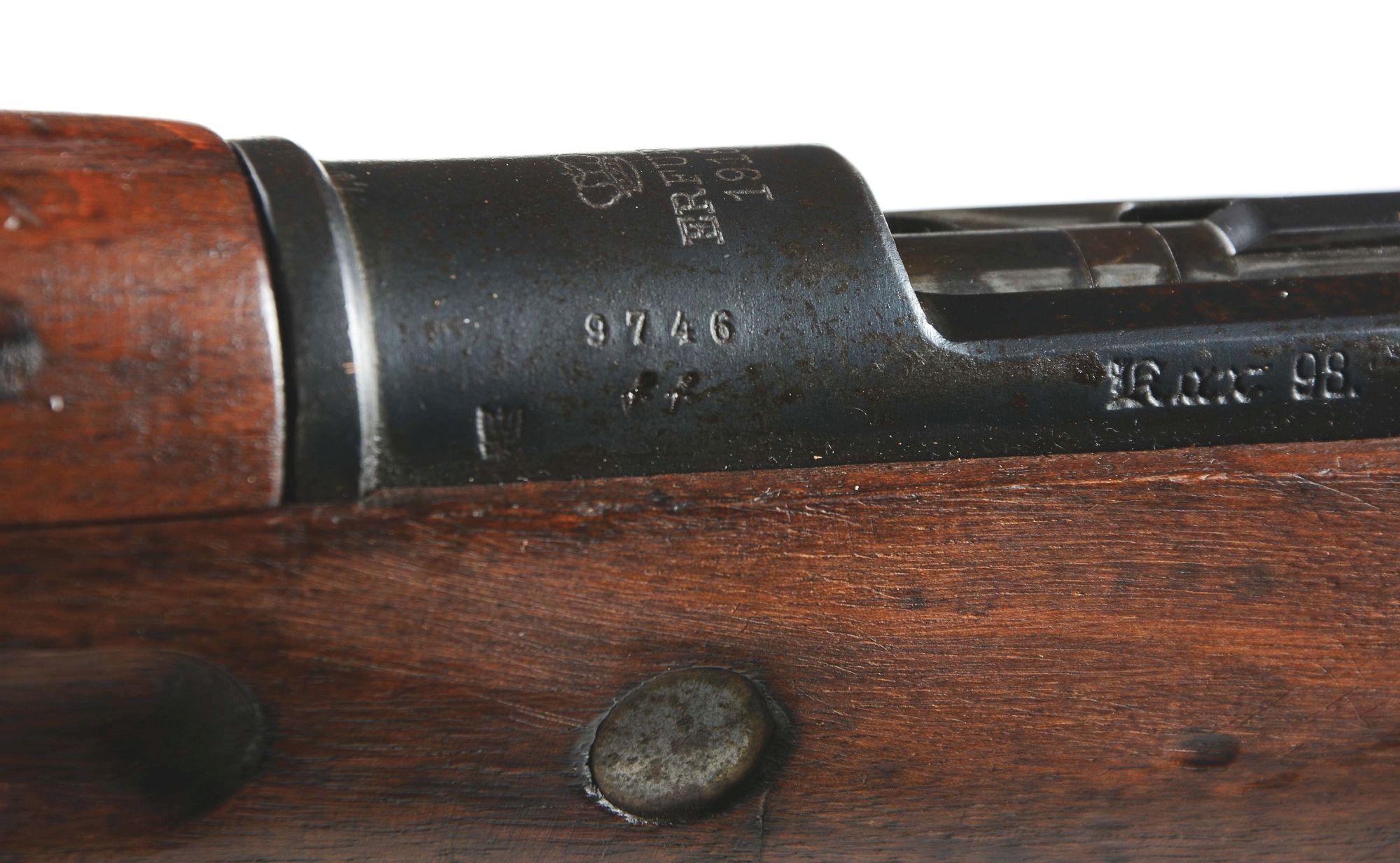 (C) Erfurt 1918 Dated Kar98 A Bolt Action Military Rifle.