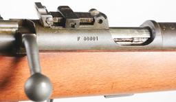 (C) Military Type MAS 45 .22 Caliber Bolt Action Rifle.