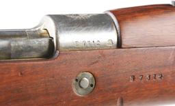 (C) Mauser Argentino Model 1909 Bolt Action Rifle.