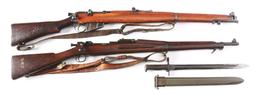 (C) Lot of 2: Enfield and Springfield 1903 Rifles.