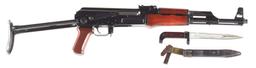 (N) EXCEPTIONALLY ATTRACTIVE FLEMING REGISTERED RUSSIAN FOLDING STOCK AK-47 MACHINE GUN (FULLY TRANS