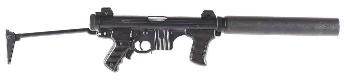 (N) ABSOLUTELY STELLAR BERETTA MODEL 12 S MACHINE GUN (PRE-86 DEALER SAMPLE) WITH AWC SUPPRESSOR (SU